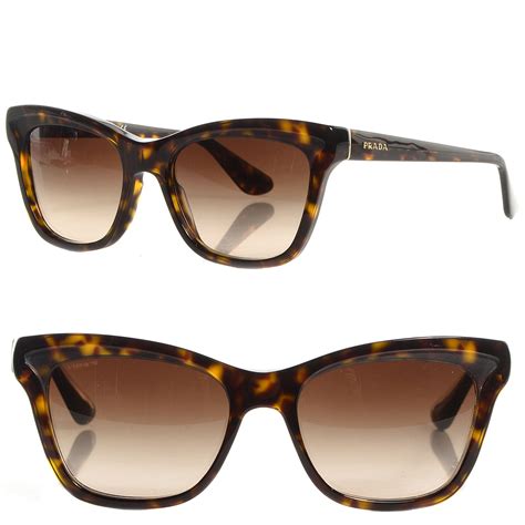 prada tortoise aviator sunglasses|Prada cat eye tortoiseshell sunglasses.